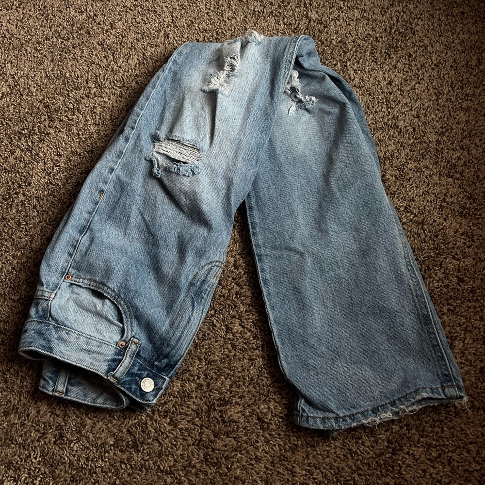 Pacsun high waisted medium blue 90’s boyfriend jeans size 25